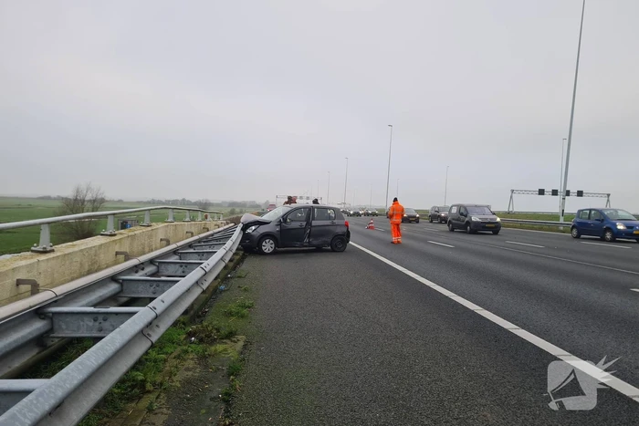 Schade bij ongeval op snelweg