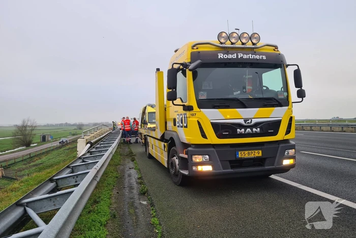 Schade bij ongeval op snelweg