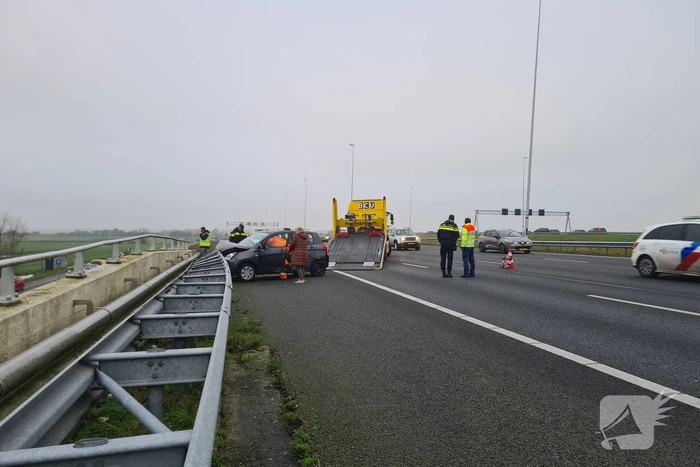 Schade bij ongeval op snelweg