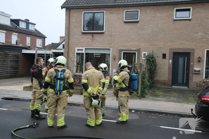 Brandweer ingezet voor gaslekkage