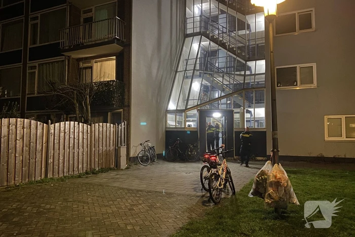 Vuurwerk in brievenbus zorgt voor rookontwikkeling in flatportiek