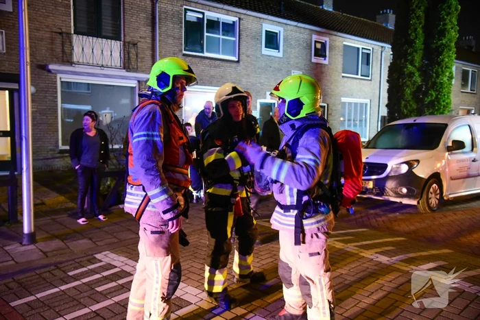 Schoorsteenbrand in woning