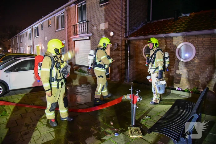 Schoorsteenbrand in woning