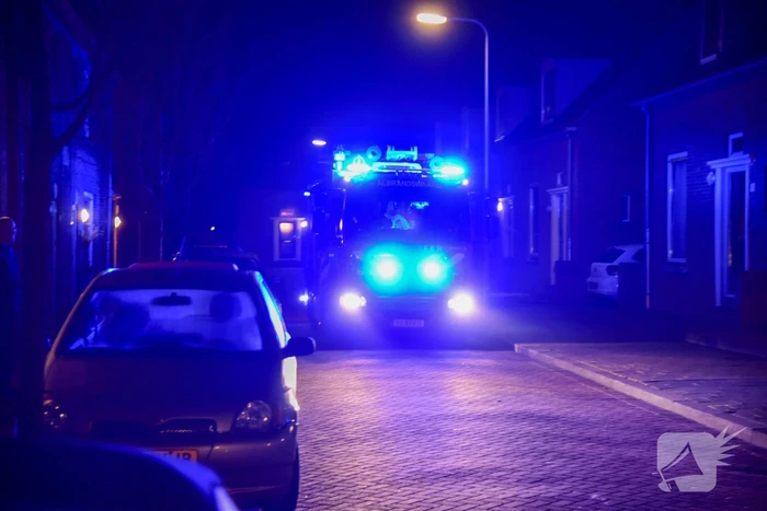 Schoorsteenbrand in woning