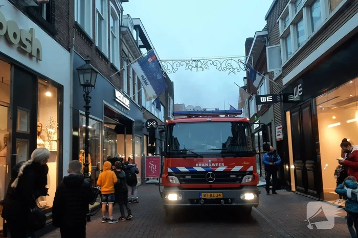 Hulpdiensten ingezet voor brand in centrum