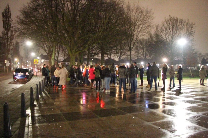 Grote opkomst bij lichtjestocht