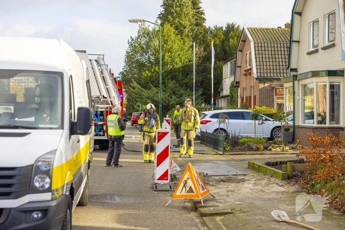 Straat afgesloten vanwege gaslekkage