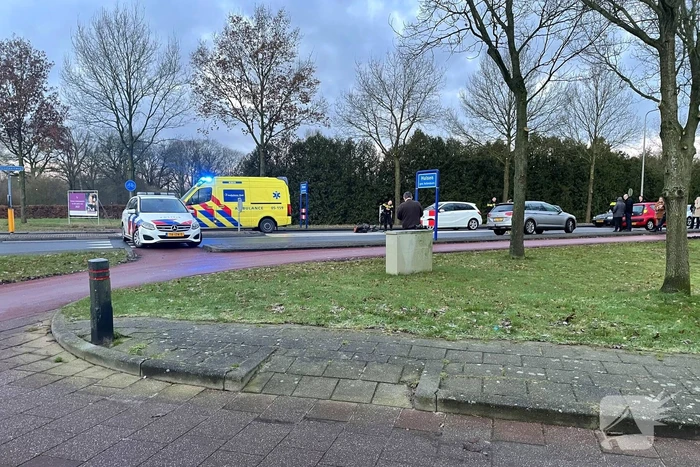 Fietser gewond bij aanrijding met auto