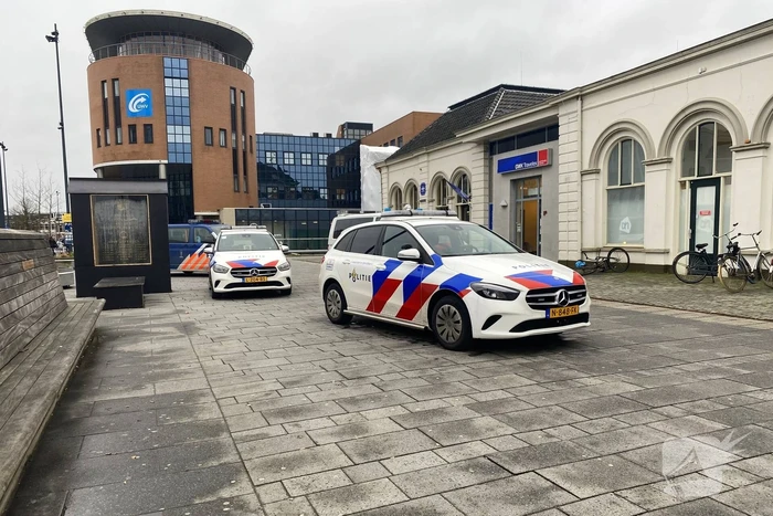 Politie in kogelwerende vesten op NS-station