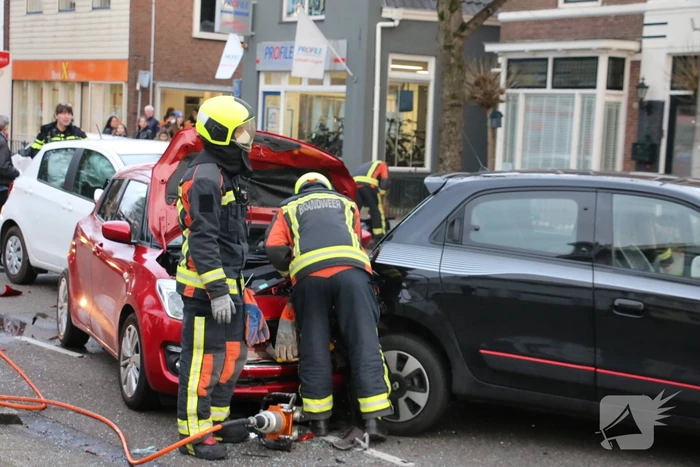 Flinke schade na kettingbotsing