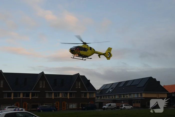 Traumahelikopter landt voor incident