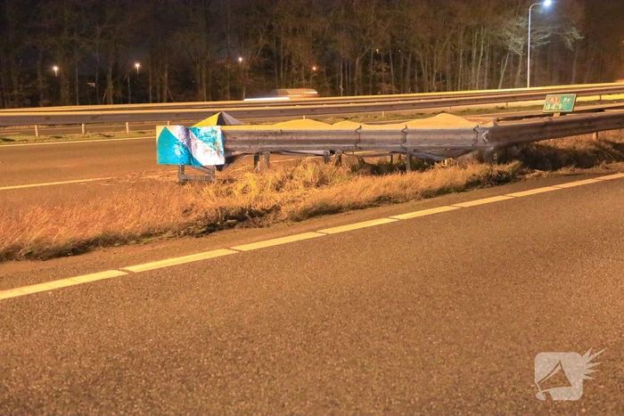 Afrit afgesloten door ongeval tussen meerdere voertuigen