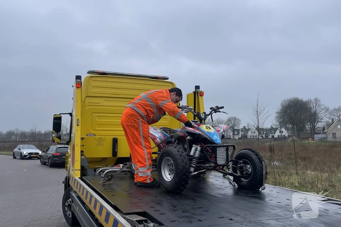 Twee personen gewond na ongeval met quad