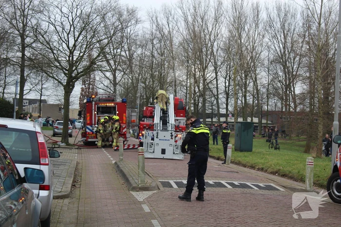 Uitslaande brand in woning