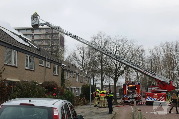 Uitslaande brand in woning