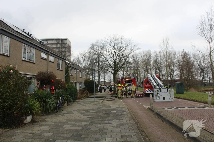 Uitslaande brand in woning