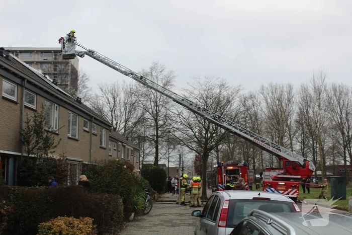Uitslaande brand in woning