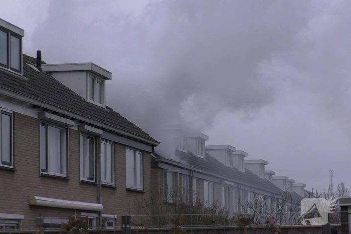 Uitslaande brand in woning
