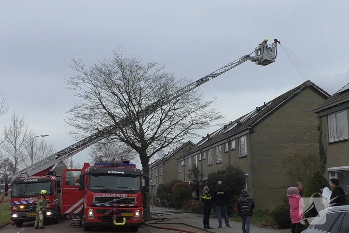Uitslaande brand in woning