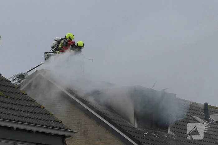 Uitslaande brand in woning