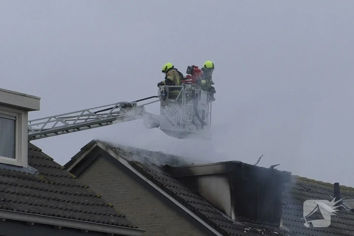 Uitslaande brand in woning