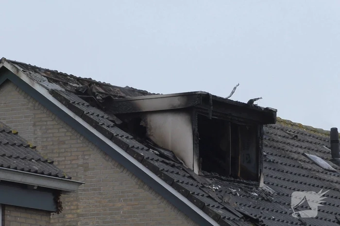Uitslaande brand in woning