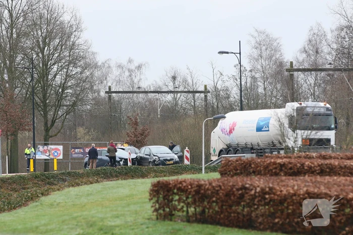 Twee voertuigen betrokken bij aanrijding