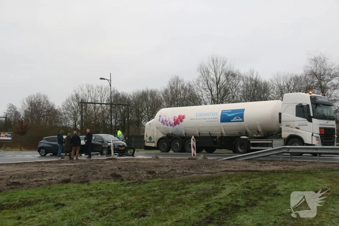 Twee voertuigen betrokken bij aanrijding
