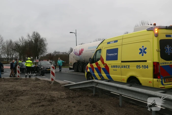Twee voertuigen betrokken bij aanrijding