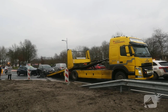 Twee voertuigen betrokken bij aanrijding