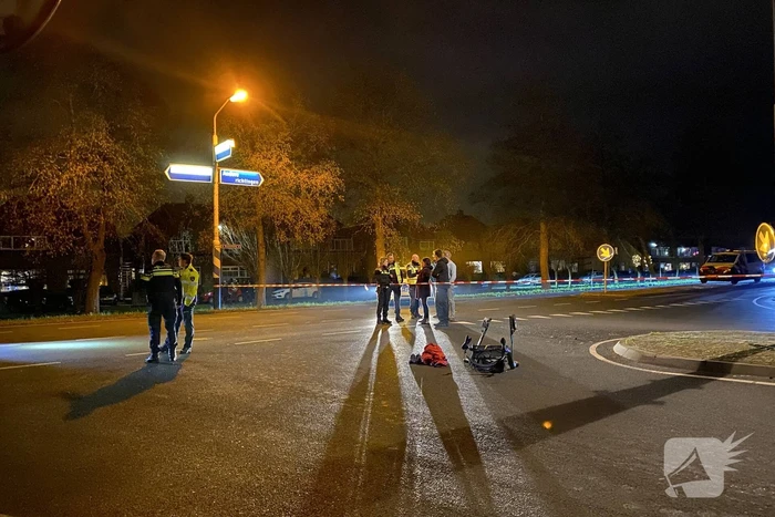 Politie zet kruispunt af door ernstig ongeval