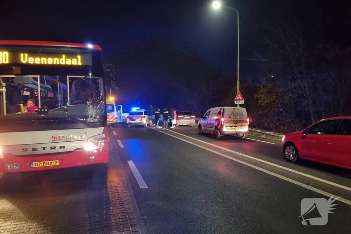 Ongeval tussen lijnbus en personenauto