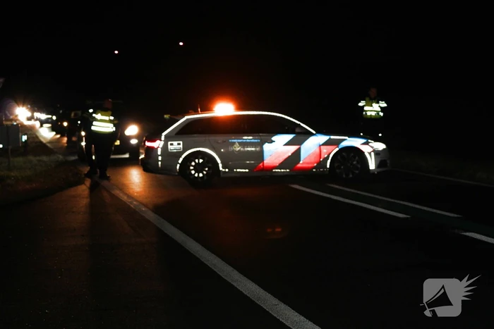 Auto verwoest door brand