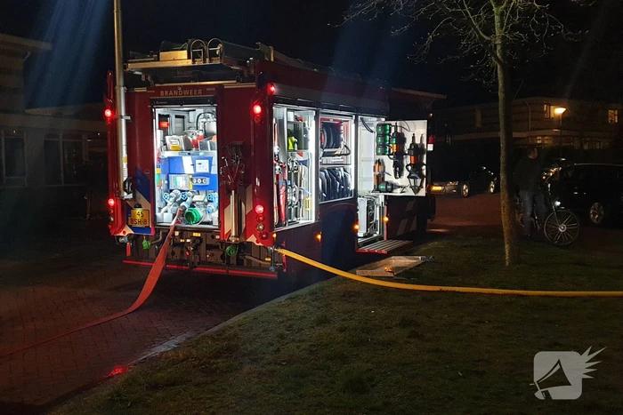 Flinke rookontwikkeling door brand in schuur
