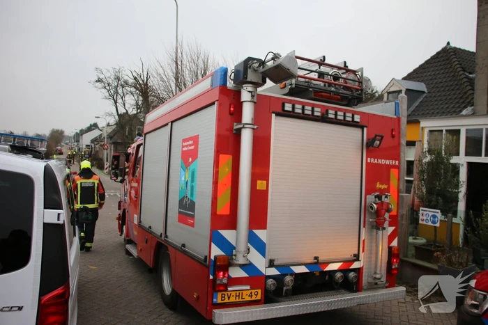 Gasleiding geraakt bij graafwerkzaamheden
