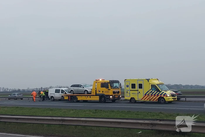 Schade bij ongeval op snelweg
