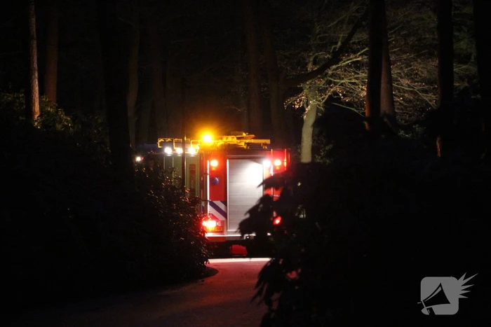 Schoorsteen geveegd na brand
