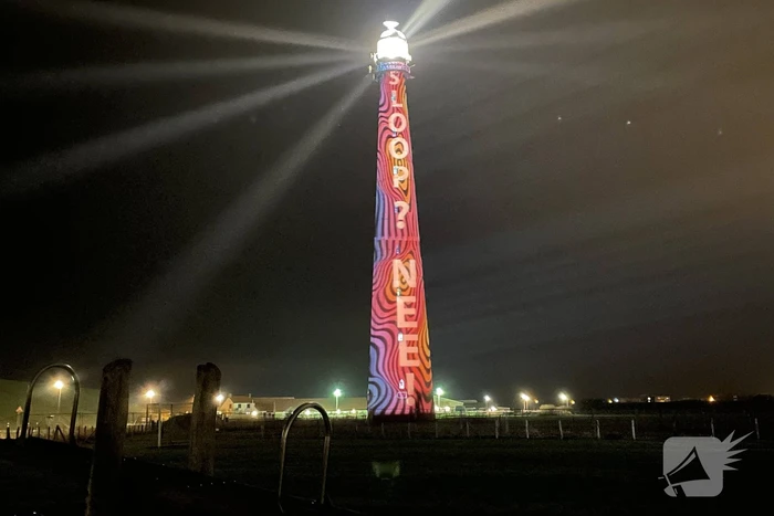 Vuurtoren geprojecteerd als actie tegen sloop