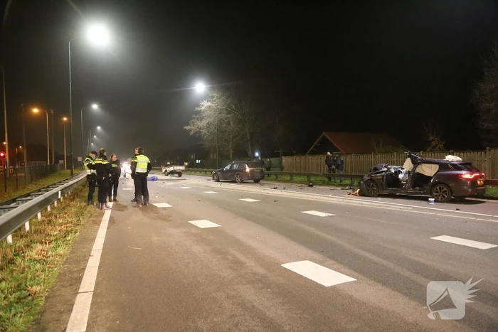 Gewonde bij ongeval tussen meerdere voertuigen