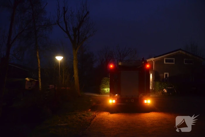 Zeilboot volledig uitbrand