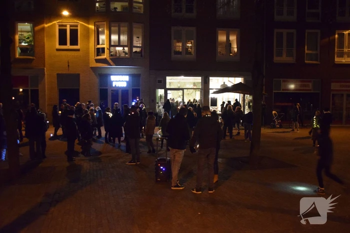 Fakkeltocht tegen coronamaatregelen