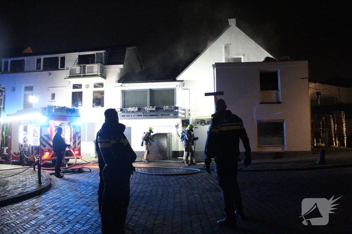 Uitslaande brand in restaurant