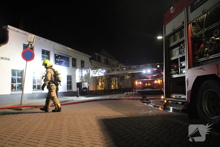 Uitslaande brand in restaurant