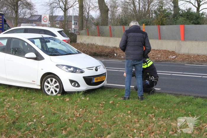 Aanrijding tussen auto en fietser