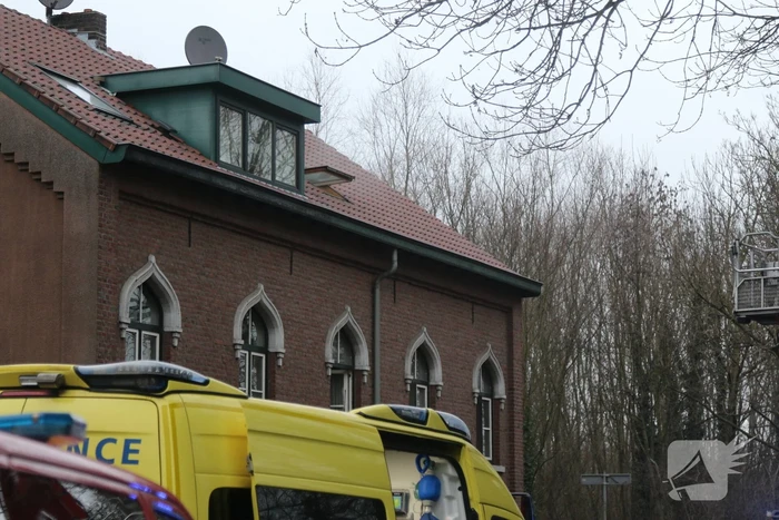 Veel rookontwikkeling bij brand in woning