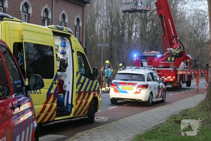 Veel rookontwikkeling bij brand in woning