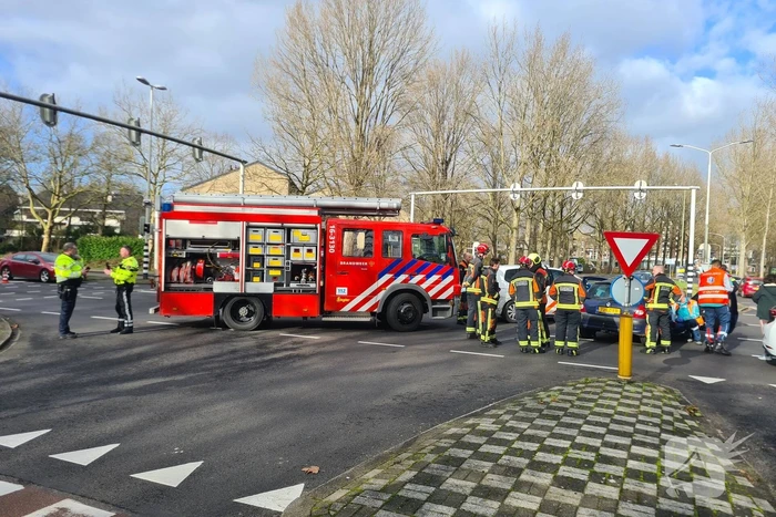 Twee auto's betrokken bij ongeval op kruising