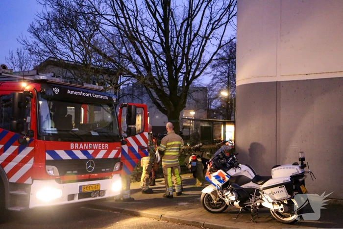 Brand op derde verdieping van flat
