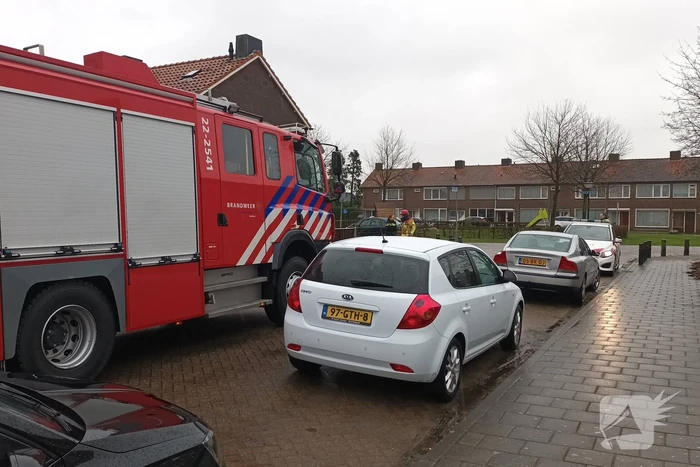 Platen carport losgewaaid door harde wind