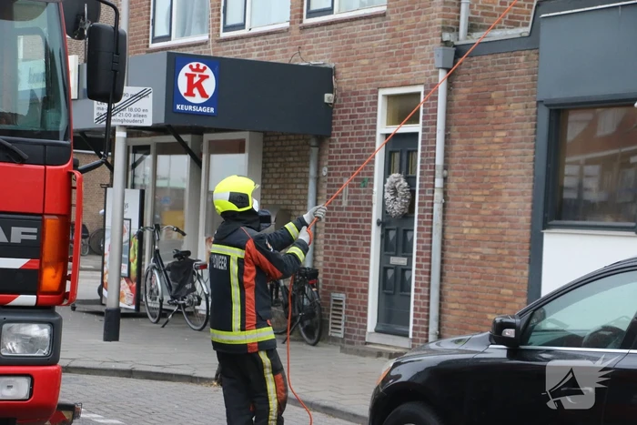 Schoorsteen dreigt om te waaien